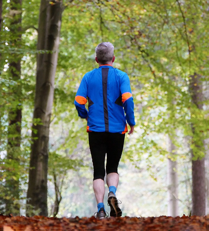 running at 50 in the woods