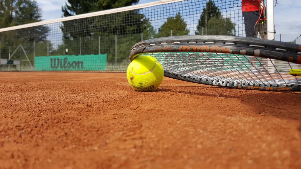 Basics of Tennis a racket and a ball