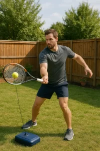 Practice Tennis Alone