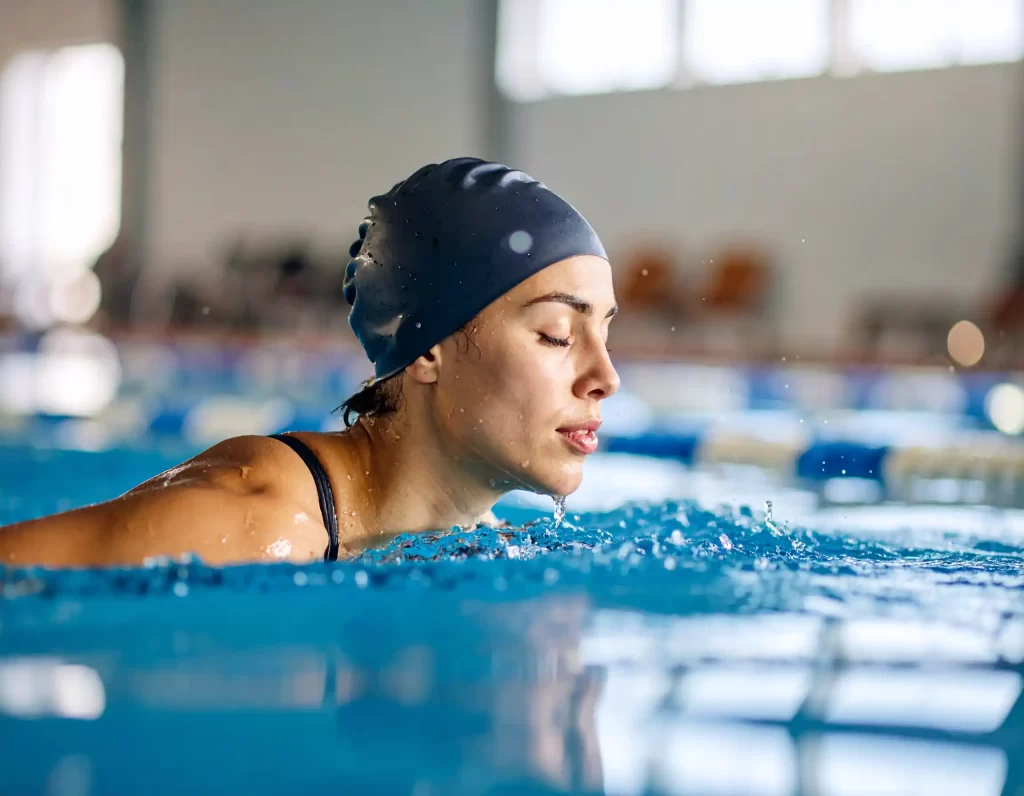 swimming in the dark