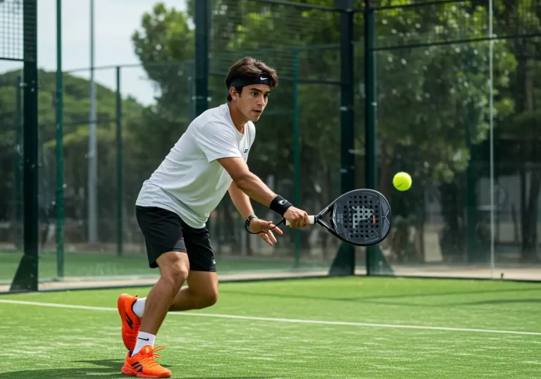 use the wall in padel